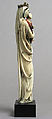 Virgin and Child, Elephant ivory with paint and gilding, European (Medieval style)