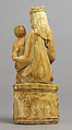 Seated Virgin and Child, Elephant ivory, French