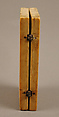 Diptych with Scenes from the Life of Christ, Elephant ivory with metal mounts, French