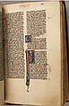 Bible, Tempera, ink, and metal leaf on parchment; leather binding, French