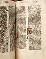 Bible, Tempera, ink, and metal leaf on parchment; leather binding, French