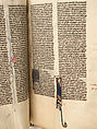 Bible, Tempera, ink, and metal leaf on parchment; leather binding, French