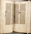 Bible, Tempera, ink, and metal leaf on parchment; leather binding, French