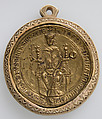 Seal with Frederick II, copper-gilt over sealing wax, German