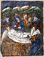 Plaque with the Entombment, Painted enamel, copper, French