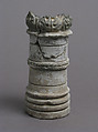 Altar or Incense Burner, Limestone, Coptic