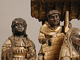 Adoration of the Magi, Oak, with polychromy & gilding, South Netherlandish