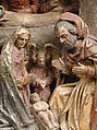 Altarpiece with Scenes of the Infancy of Christ, Limestone, polychromed, gilding, North French or South Netherlandish