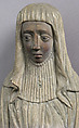 Education of the Virgin by Saint Anne, Alabaster, paint, Spanish