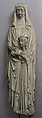 Education of the Virgin by Saint Anne, Alabaster, paint, Spanish