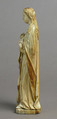 Virgin and Child, Elephant ivory modern copper-gilt crown, French