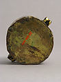 Pyx, Copper: engraved and gilt, champlevé enamel: medium blue, red, and white, French