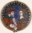 Reliquary, Painted enamel, silver-gilt, glass, French (?)