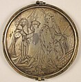 Reliquary, Painted enamel, silver-gilt, glass, French (?)