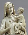 Virgin and Child, Elephant ivory, European (Medieval style)