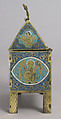 Chasse, Champlevé enamel, copper-gilt, European