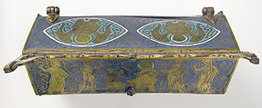 Chasse, Champlevé enamel, copper-gilt, European