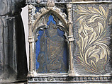 Reliquary, Silver-gilt, basse taille enamel, Italian