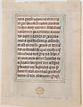 Manuscript Leaf with the Holy Communion, from a Book of Hours, Tempera, ink, and shell gold on parchment, Netherlandish