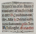 Manuscript Illumination with Joachim and Anna in an Initial G with Joachim and Anna, from a Missal, Tempera, ink, and gold on parchment, North French