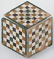Tiles with Checkered Pattern, Tin-glazed earthenware, Spanish