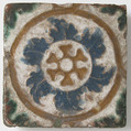 Tile, Geometric Design, Earthenware, glaze, Spanish