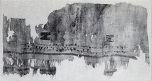Sheet Fragment, Linen, wool, Coptic