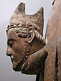 Saint Firmin Holding His Head, Limestone and paint, French