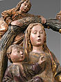 The Miracle of the Palm Tree on the Flight to Egypt, Walnut, gesso, paint, and gilding, Spanish