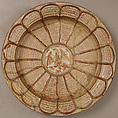 Plate, Earthenware, tin-glaze (lusterware), Spanish