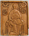 Icon with Virgin and the Christ Child, Ivory, Russian or Greek