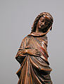 Virgin of the Annunciation, Walnut with traces of paint, originally painted, North French School