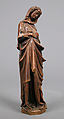 Virgin of the Annunciation, Walnut with traces of paint, originally painted, North French School