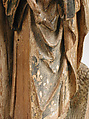 King Clothar II and an Attendant, Oak, painted, French