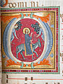 Gradual, Tempera and ink on parchment, with oak and tooled leather binding, Italian