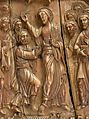 Plaque with Doubting Thomas, Walrus ivory, German