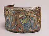 Band, Champlevé enamel, copper-gilt, French