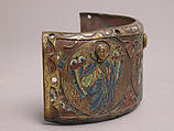 Band, Champlevé enamel, copper-gilt, French