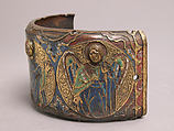 Band, Champlevé enamel, copper-gilt, French