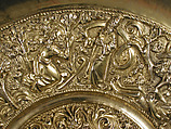 Plate, Silver gilt and translucent enamel, Portuguese