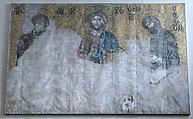 Painted Copy of Deesis Mosaic, Paint on canvas, Byzantine