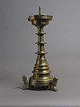 Candlestick, Pricket, Brass, South Netherlandish