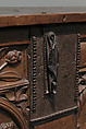 Chest, Walnut, iron mounts, French or Netherlandish
