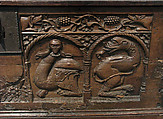 Chest, Walnut, iron mounts, French or Netherlandish