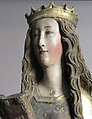Saint Barbara, Limewood with paint and gilding, German