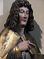 Saint John the Evangelist, Wood, gilded & painted, German