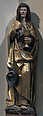 Saint John the Evangelist, Wood, gilded & painted, German