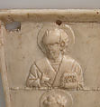 Right Wing of a Triptych with Saints Nicholas and Theodore, Elephant ivory, Byzantine