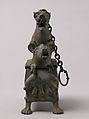 Censer with a Lioness Hunting a Boar, Bronze, Coptic