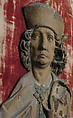 Male Relief Figure, Limewood with paint and gilding, German